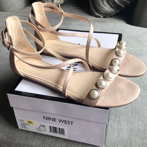 Nine West tan sandals
